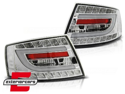 LED stražnja svjetla LedBar dizajn (chrome) / Audi A6 C6 4F limuzina (2004-07.2008), LDAUC3