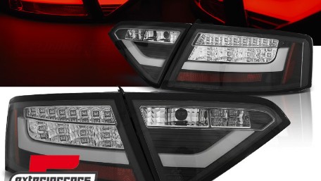 LED stražnja svjetla LedBar dizajn (crna) / Audi A5 8T Coupe Cabrio Sportback (2007-2011), LDAUE1
