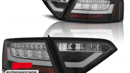 LED stražnja svjetla LedBar dizajn (crna) / Audi A5 8T Coupe Cabrio Sportback (2007-2011), LDAUE1