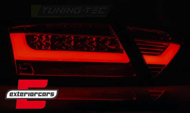 LED stražnja svjetla LedBar dizajn (crna) / Audi A5 8T Coupe Cabrio Sportback (2007-2011), LDAUE1