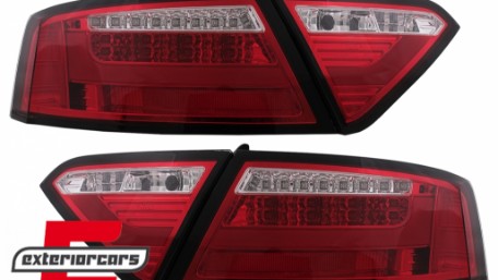 LED stražnja svjetla LedBar dizajn (crvena/kristal) / Audi A5 8T Coupe Cabrio Sportback (2007-2011), LDA
UE2