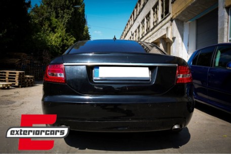 LED stražnja svjetla LedBar dizajn (crvena/kristal) / Audi A6 C6 4F limuzina (2004-07.2008), LDAUC0