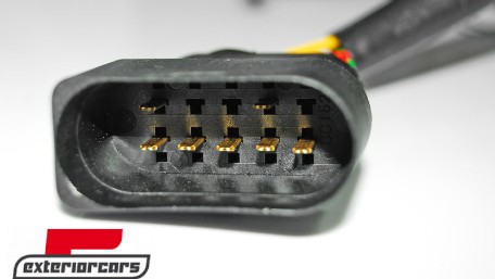 LED stražnja svjetla LedBar dizajn (crvena/kristal) / Audi A6 C6 4F limuzina (2004-07.2008), LDAUC5