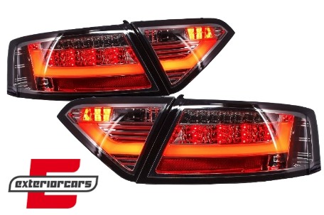 LED stražnja svjetla LedBar dizajn (crvena/smoke) /  Audi A5 8T Coupe Cabrio Sportback (2007-2011), LDAUE4
