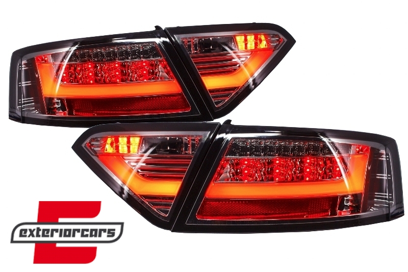 LED stražnja svjetla LedBar dizajn (crvena/smoke) /  Audi A5 8T Coupe Cabrio Sportback (2007-2011), LDAUE4