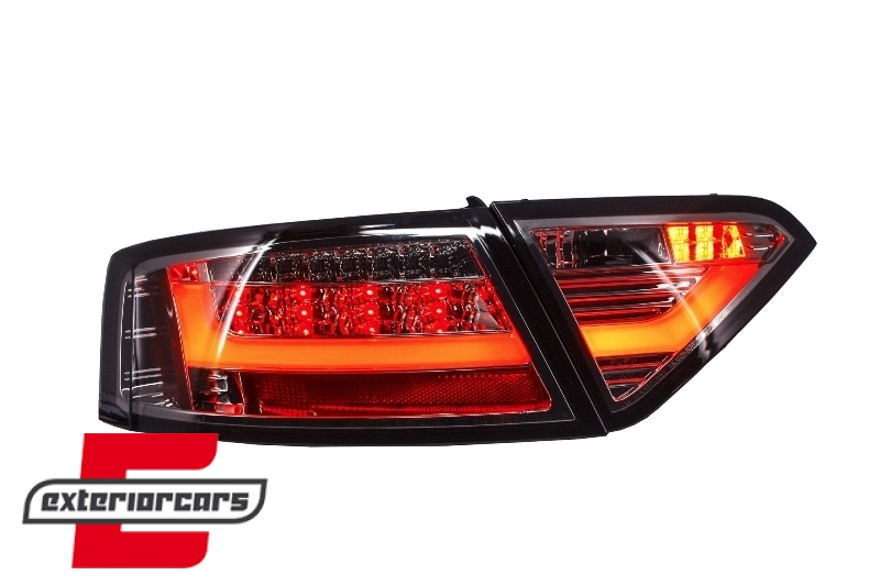 LED stražnja svjetla LedBar dizajn (crvena/smoke) /  Audi A5 8T Coupe Cabrio Sportback (2007-2011), LDAUE4