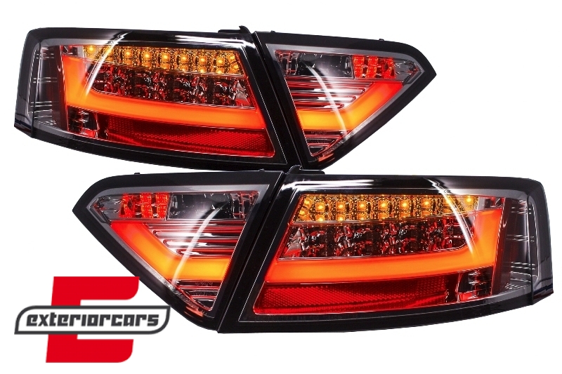 LED stražnja svjetla LedBar dizajn (crvena/smoke) /  Audi A5 8T Coupe Cabrio Sportback (2007-2011), LDAUE4
