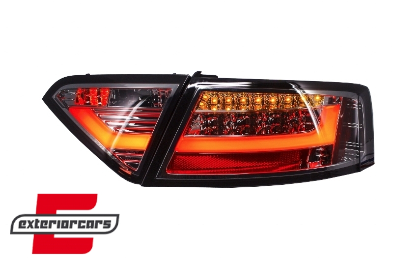 LED stražnja svjetla LedBar dizajn (crvena/smoke) /  Audi A5 8T Coupe Cabrio Sportback (2007-2011), LDAUE4