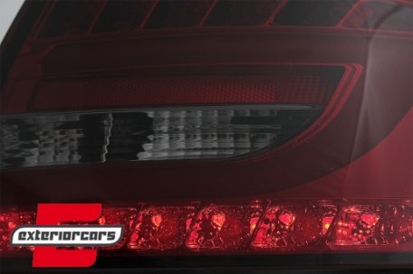 LED stražnja svjetla LedBar dizajn (crvena/smoke) / Audi A6 C6 4F limuzina (2004-07.2008), LDAUC6