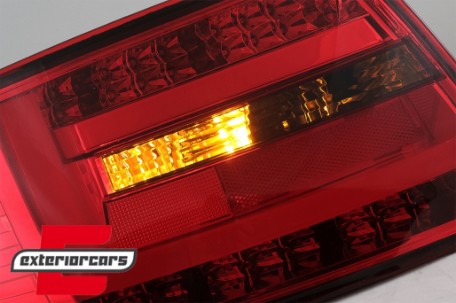 LED stražnja svjetla LedBar dizajn (crvena/smoke) / Audi A6 C6 4F limuzina (2004-07.2008), LDAUG3