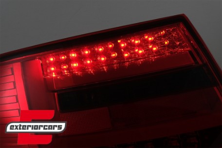 LED stražnja svjetla LedBar dizajn (crvena/smoke) / Audi A6 C6 4F limuzina (2004-07.2008), LDAUG3