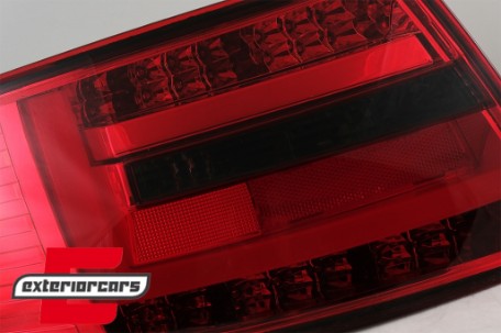 LED stražnja svjetla LedBar dizajn (crvena/smoke) / Audi A6 C6 4F limuzina (2004-07.2008), LDAUG6