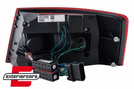LED stražnja svjetla LedBar dizajn (crvena/smoke) / Audi A6 C6 4F limuzina (2004-07.2008), LDAUG6