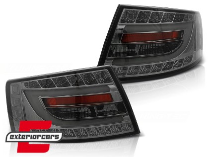 LED stražnja svjetla LedBar dizajn (smoke) / Audi A6 C6 4F limuzina (2004-07.2008), LDAUC2