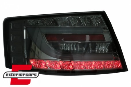 LED stražnja svjetla LedBar dizajn (smoke) / Audi A6 C6 4F limuzina (2004-07.2008), LDAUC2