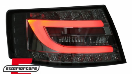LED stražnja svjetla LedBar dizajn (smoke) / Audi A6 C6 4F limuzina (2004-07.2008), LDAUC2