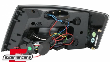 LED stražnja svjetla LedBar dizajn (smoke) / Audi A6 C6 4F limuzina (2004-07.2008), LDAUC2