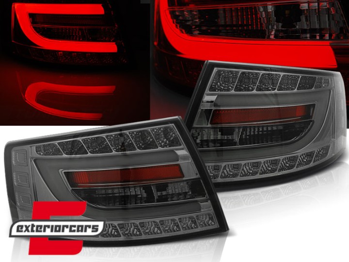 LED stražnja svjetla LedBar dizajn (smoke) / Audi A6 C6 4F limuzina (2004-07.2008), LDAUC7