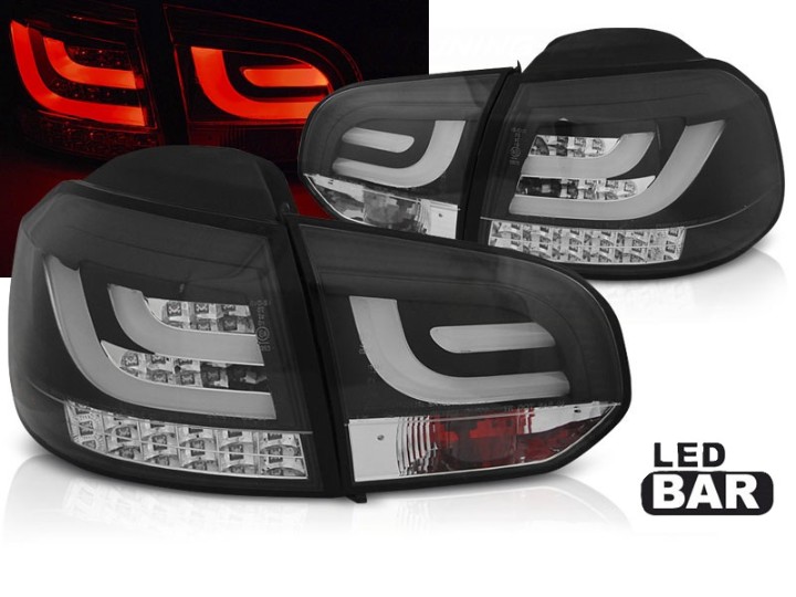 LED stražnja svjetla LedBar LED žmigavci (crna) / Volkswagen Golf VI (2008-2013), LDVWN1