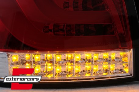 LED stražnja svjetla LedBar LED žmigavci (crvena/kristal) / Volkswagen Golf VI (2008-2013), LDVWM8
