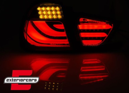 LED stražnja svjetla LedBar (smoke) / BMW serije 3 E90 LCI (2008-2011) limuzina, LDBMB2