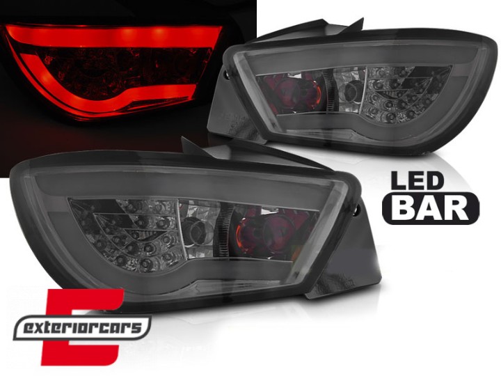LED stražnja svjetla LedBar (smoke) / Seat Ibiza 6J 3V (2008-2012) hatchback, LDSE34