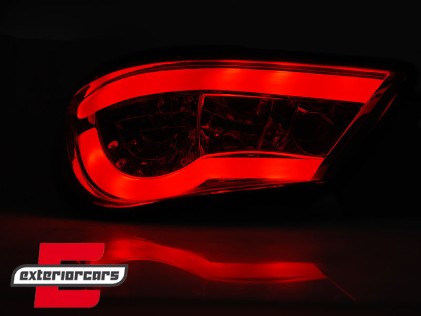 LED stražnja svjetla LedBar (smoke) / Seat Ibiza 6J 3V (2008-2012) hatchback, LDSE34