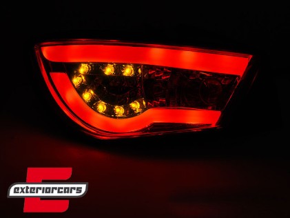 LED stražnja svjetla LedBar (smoke) / Seat Ibiza 6J 3V (2008-2012) hatchback, LDSE34