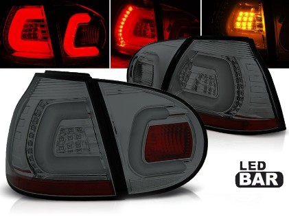 LED stražnja svjetla LedBar (smoke) / Volkswagen Golf 5 (2003-2008), LDVWA2