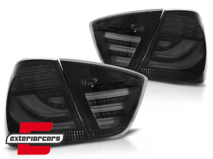 LED stražnja svjetla LedBar (smoke/crna) / BMW serije 3 E90 limuzina (2005-2008), LDBMA8