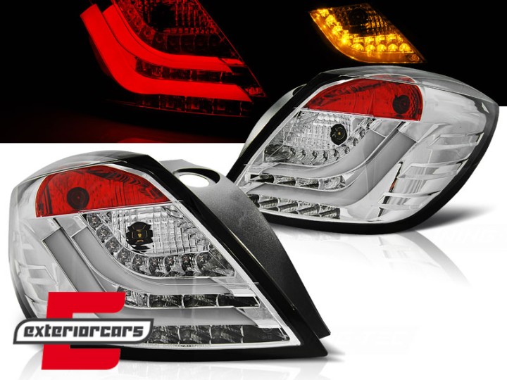 LED stražnja svjetla LightBar (chrome) / Opel Astra H GTC 3V (2005-2009), LDOP47