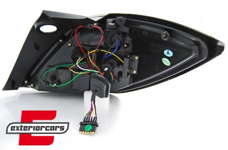LED stražnja svjetla LightBar (chrome) / Opel Astra H GTC 3V (2005-2009), LDOP47