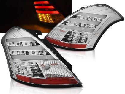 LED stražnja svjetla LightBar (chrome) / Suzuki Swift V (2010-2017), LDSI04