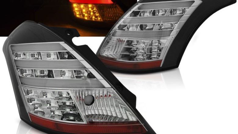 LED stražnja svjetla LightBar (crna) / Suzuki Swift V (2010-2017), LDSI08