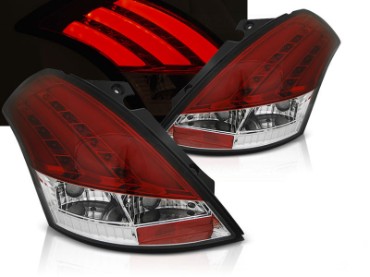 LED stražnja svjetla LightBar (crvena/kristal) / Suzuki Swift V (2010-2017), LDSI15