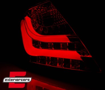 LED stražnja svjetla LightBar (crvena/smoke) / Opel Astra H GTC 3V (2005-2009), LDOP49
