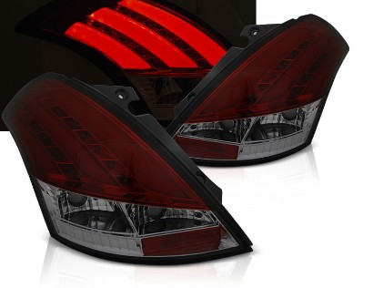 LED stražnja svjetla LightBar (crvena/smoke) / Suzuki Swift V (2010-2017), LDSI16
