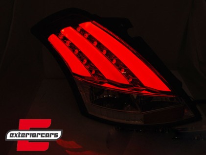 LED stražnja svjetla LightBar (crvena/smoke) / Suzuki Swift V (2010-2017), LDSI16