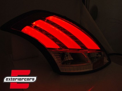 LED stražnja svjetla LightBar (crvena/smoke) / Suzuki Swift V (2010-2017), LDSI16