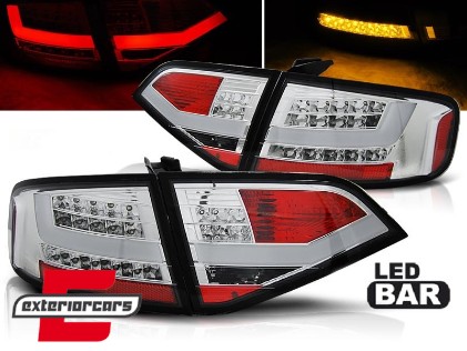 LED stražnja svjetla LightBar dizajn (chrome) / Audi A4 B8 limuzina (2008-2011), LDAU96