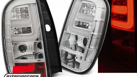 LED stražnja svjetla LightBar dizajn (chrome) / Dacia Duster I (2010-09.2013), LDDA01