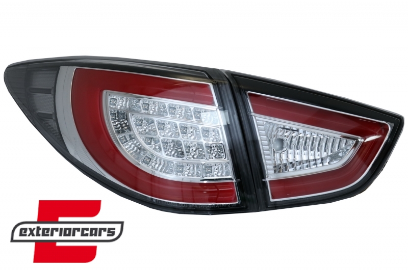 LED stražnja svjetla LightBar dizajn (chrome) / Hyundai IX35 (2010-03.2013), LDHU01