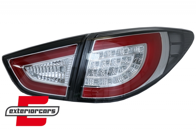 LED stražnja svjetla LightBar dizajn (chrome) / Hyundai IX35 (2010-03.2013), LDHU01