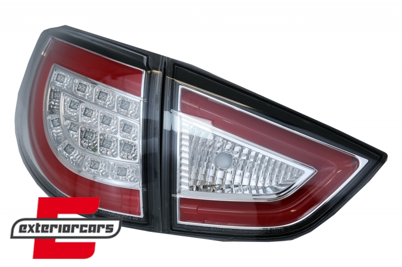 LED stražnja svjetla LightBar dizajn (chrome) / Hyundai IX35 (2010-03.2013), LDHU01