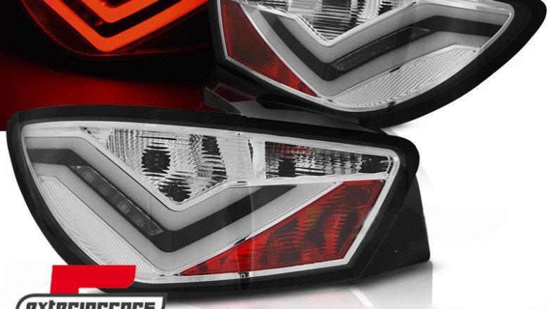 LED stražnja svjetla LightBar dizajn (chrome) / Seat Ibiza 6J (2008-2012) hatchback 3V, LDSE20