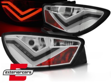 LED stražnja svjetla LightBar dizajn (chrome) / Seat Ibiza 6J (2008-2012) hatchback 3V, LDSE20