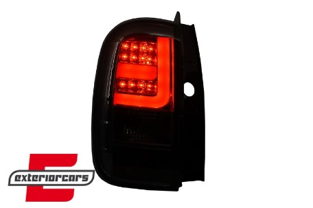 LED stražnja svjetla LightBar dizajn (crna) / Dacia Duster I (2010-09.2013), LDDA05