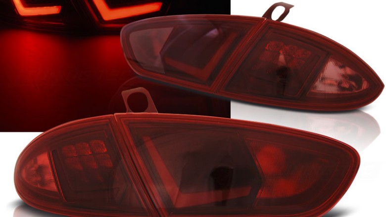 LED stražnja svjetla LightBar dizajn (crvena) / Seat Leon (2009-2012), LDSE31