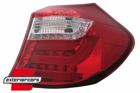 LED stražnja svjetla LightBar dizajn (crvena/kristal) / BMW serije 1 E81 E87 (2004-08.2007), LDBM82