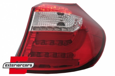 LED stražnja svjetla LightBar dizajn (crvena/kristal) / BMW serije 1 E81 E87 (2004-08.2007), LDBM82
